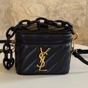 Yves Saint Laurent Beaute VIP Gift Bag Crossbody bag handbag Black New In Box